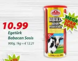 Hepsi-Markt Egetürk Babacan Sosis Angebot