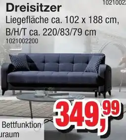 Möbelfundgrube Dreisitzer Angebot