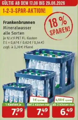 Markgrafen Frankenbrunnen Mineralwasser Angebot