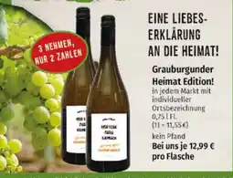 Markgrafen Grauburgunder Heimat Edition! Angebot