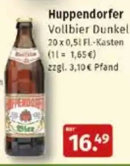 Markgrafen Huppendorfer Vollbier Dunkel Angebot