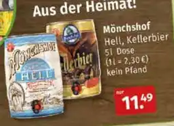 Markgrafen Mönchshof Hell, Kellerbier Angebot