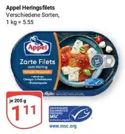 Globus Appel Heringsfilets Angebot