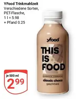 Globus YFood Trinkmahlzeit Angebot