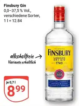 Globus Finsbury Gin Angebot