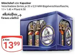Globus Mönchshof oder Kapuziner Angebot