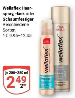 Globus Wellaflex Haar-spray, -lack oder Schaumfestiger Angebot