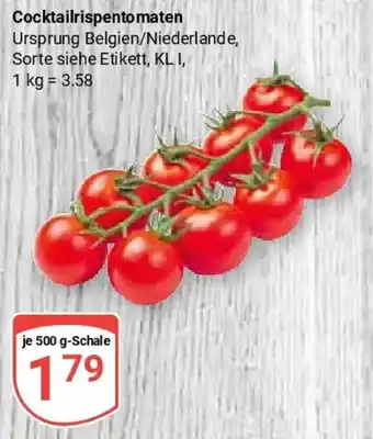 Globus Cocktailrispentomaten Angebot