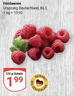 Globus Himbeeren Angebot