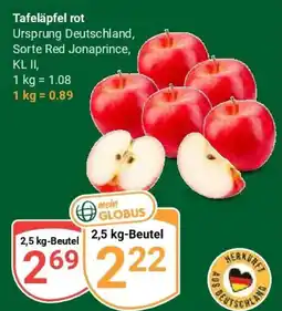 Globus Tafeläpfel rot Angebot