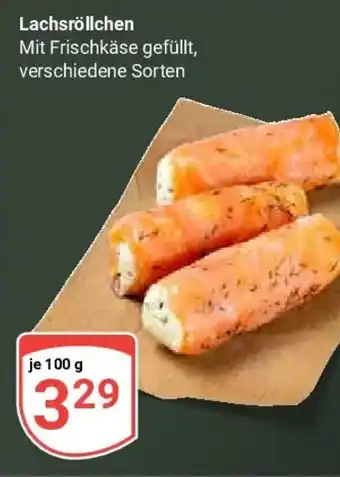 Globus Lachsröllchen Angebot