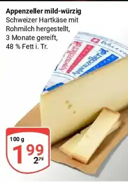 Globus Appenzeller mild-würzig Angebot