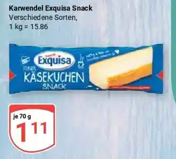 Globus Karwendel Exquisa Snack Angebot