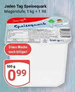 Globus Jeden Tag Speisequark Angebot