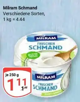 Globus Milram Frischer Schmand Angebot