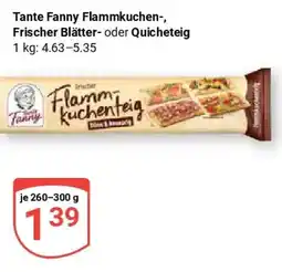 Globus Tante Fanny Flammkuchen- oder Quicheteig Angebot