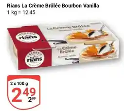 Globus Rians La Crème Brûlée Bourbon Vanilla Angebot