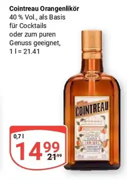Globus Cointreau Orangenlikör Angebot