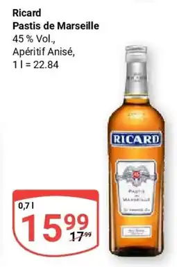 Globus Ricard Pastis de Marseille Angebot
