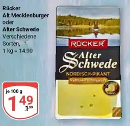 Globus Rücker Alt Mecklenburger oder Alter Schwede Angebot