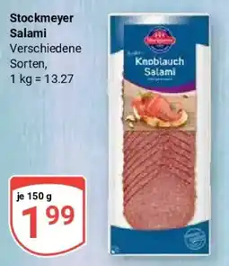 Globus Stockmeyer Salami Angebot