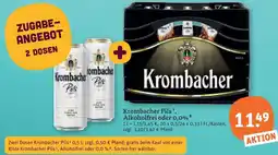 tegut Krombacher Pils, Alkoholfrei oder 0,0% Angebot