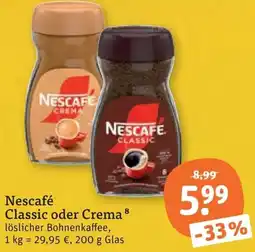 tegut Nescafé Classic oder Crema Angebot