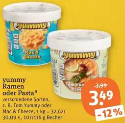 tegut yummy Ramen oder Pasta Angebot