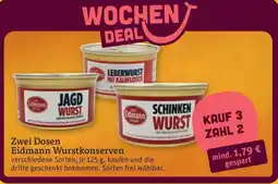 tegut Zwei Dosen Eidmann Wurstkonserven Angebot