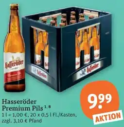 tegut Hasseröder Premium Pils Angebot