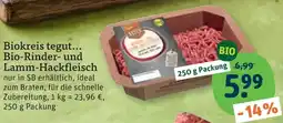 tegut Biokreis tegut Bio-Rinder- und Lamm-Hackfleisch Angebot