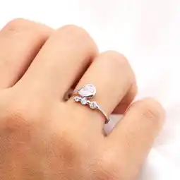 Netto Marken-Discount Zeeme Silber Ring Silber 925 rhodiniert mit Zirkonia weiß Angebot