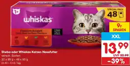 Netto Marken-Discount Sheba oder Whiskas Katzen Nassfutter Angebot