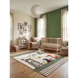Netto Marken-Discount Kinderteppich Pflegeleicht Creme 120x170 cm - CASOLA Kadima Design Angebot