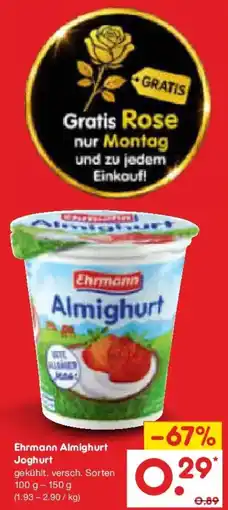 Netto Marken-Discount Ehrmann Almighurt Joghurt Angebot