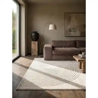 Netto Marken-Discount Teppich Pflegeleicht Creme 140x200 cm - MUOTA Kadima Design Angebot