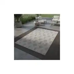 Netto Marken-Discount Outdoorteppich LIRIA, geometrisch, Grau, 200 x 290 cm Angebot