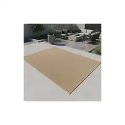 Netto Marken-Discount Outdoorteppich KASBERG, im Vintage-Stil, aus Polypropylen, Beige, 200 x 290 cm Angebot