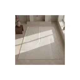 Netto Marken-Discount Kurzflorteppich Waschbar LAVAREDO, im Boho-Stil, aus Microfaser, Creme, 80 x 250 cm Angebot