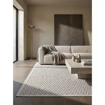 Netto Marken-Discount Flachgewebe-Teppich Pflegeleicht Beige 160x220 cm - ESERA Kadima Angebot
