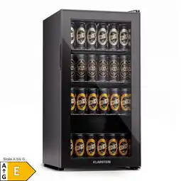 Netto Marken-Discount Beersafe 74 Slim Kühlschrank 74 Liter 3 Böden Panoramaglastür Onyx 74 Liter Angebot