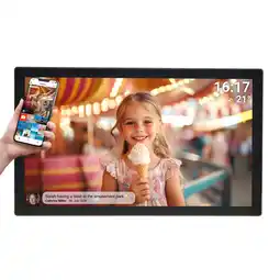 Netto Marken-Discount Denver PFF-3260 WLAN Bilderrahmen– 32 IPS Touch, Frameo, schwarz Angebot