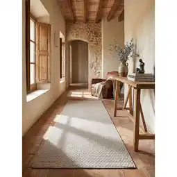 Netto Marken-Discount Läufer Pflegeleicht Beige 80x250 cm - BROYE Kadima Design Angebot