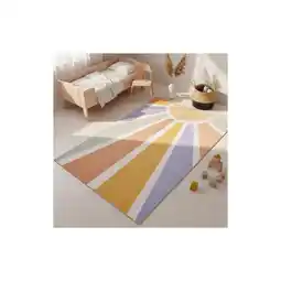 Netto Marken-Discount Kinderteppich TRAUN, mit Sonnenstrahlen-Motiv, Bunt, 120 x 170 cm Angebot