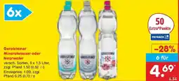 Netto Marken-Discount Gerolsteiner Mineralwasser oder Nearwater Angebot