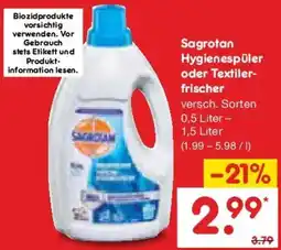 Netto Marken-Discount Sagrotan Hygienespüler oder Textilfrischer Angebot