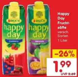 Netto Marken-Discount Happy Day Fruchtsäfte Angebot