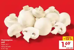 Netto Marken-Discount Champignons weiß Angebot