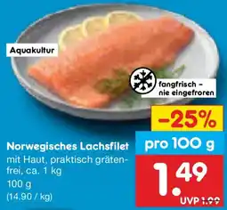 Netto Marken-Discount Norwegisches Lachsfilet Angebot