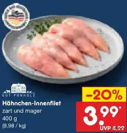 Netto Marken-Discount GUT PONHOLZ Hähnchen-Innenfilet Angebot